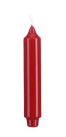 Punchkerzen Glanz-Lack Rot 17 x 3 cm, 12 Stück