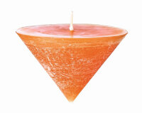 Outdoor XXL Schwimmkerze Orange 15 x 10 cm