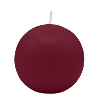 Kugelkerzen Bordeaux