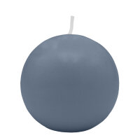Kugelkerzen Pacific Blau Grau