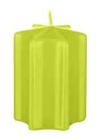 Sternkerzen Lime Grün