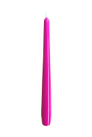 Gelackte Spitzkerzen Fuchsia Pink 29 x 2,3 cm, 12 Stück