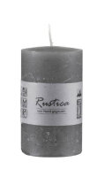 Rustik Stumpenkerzen Grau