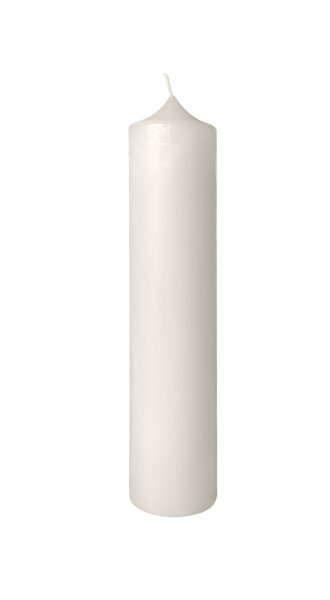 Kerzenrohling Elfenbein 25 x 5 cm