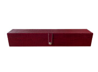 Kerzen Geschenketui Dunkelrot Ø 3 x 41,5 cm