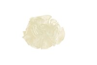 Kerzen Tropfenfänger aus Organza (Band) Creme...