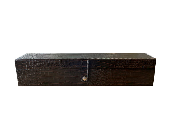 Kerzen Geschenketui Braun Ø 4 x 40 cm