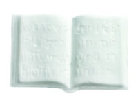 Wachsornament "Bibel" Weiß 20 x Ø...