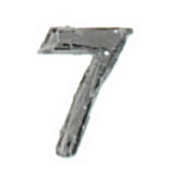 Wachszahl CLASSIC 7 - in 8 mm