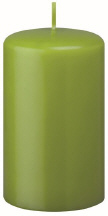 Stumpenkerzen Limonegrün